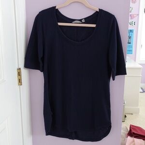 Athleta Navy Blue T-Shirt